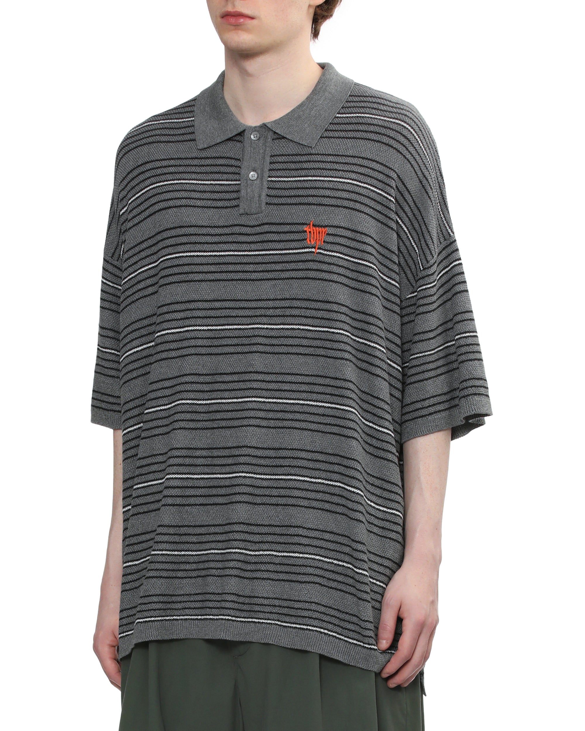 Striped polo shirt