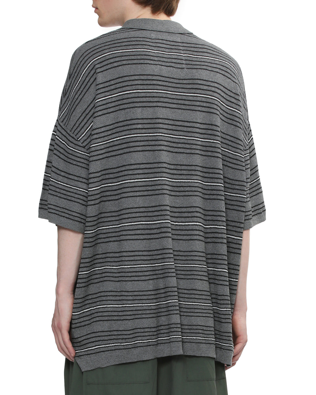 Striped polo shirt