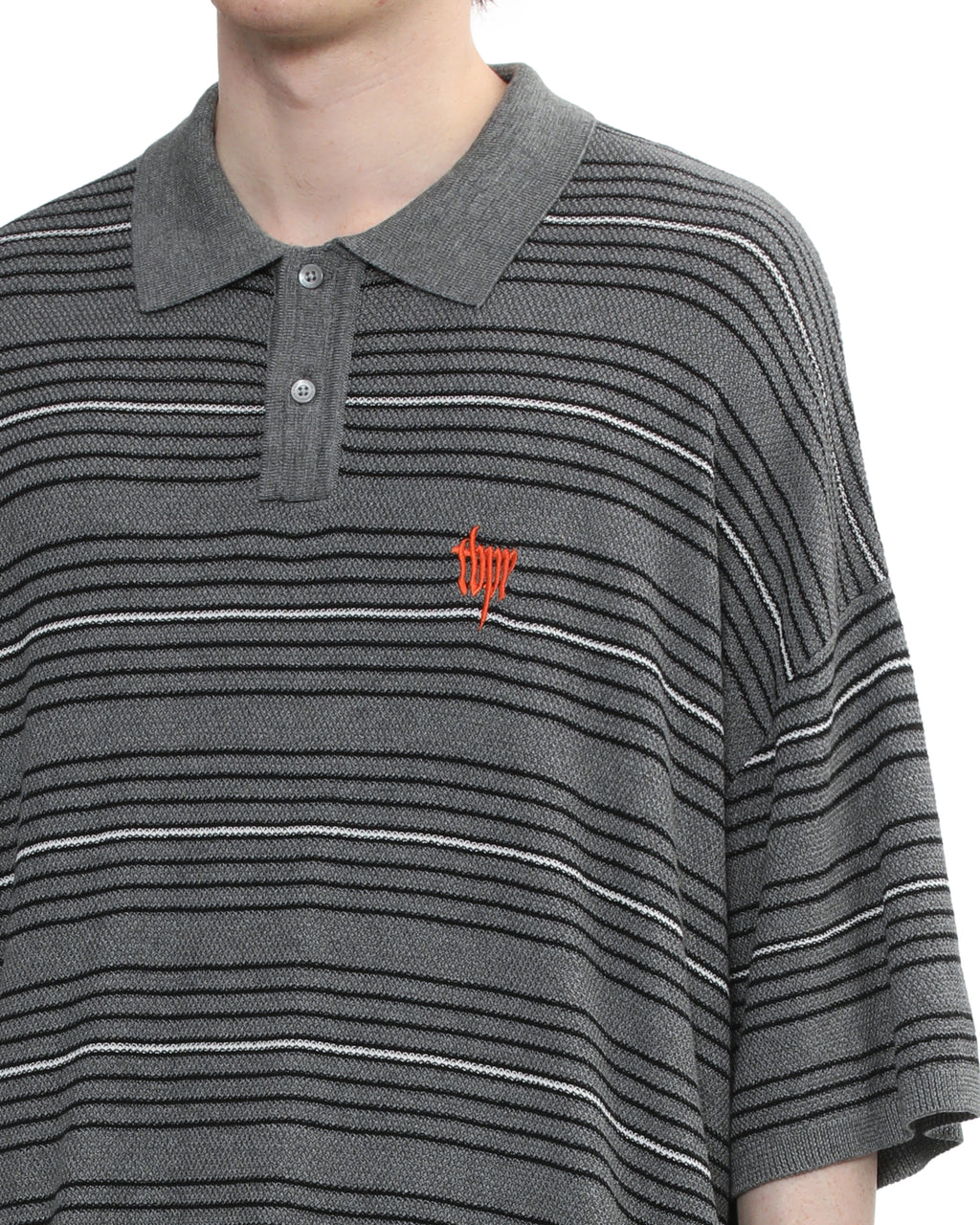 Striped polo shirt