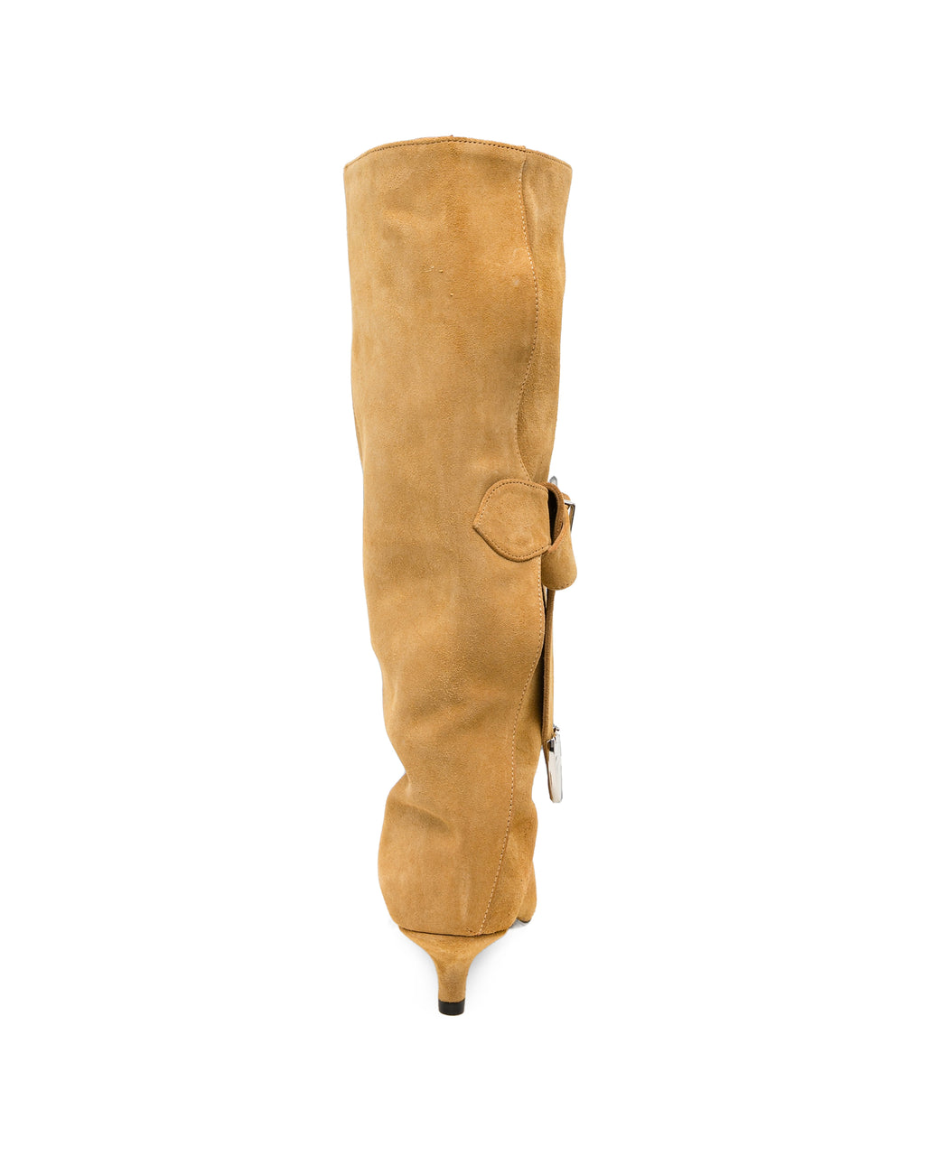 Belted high boots
