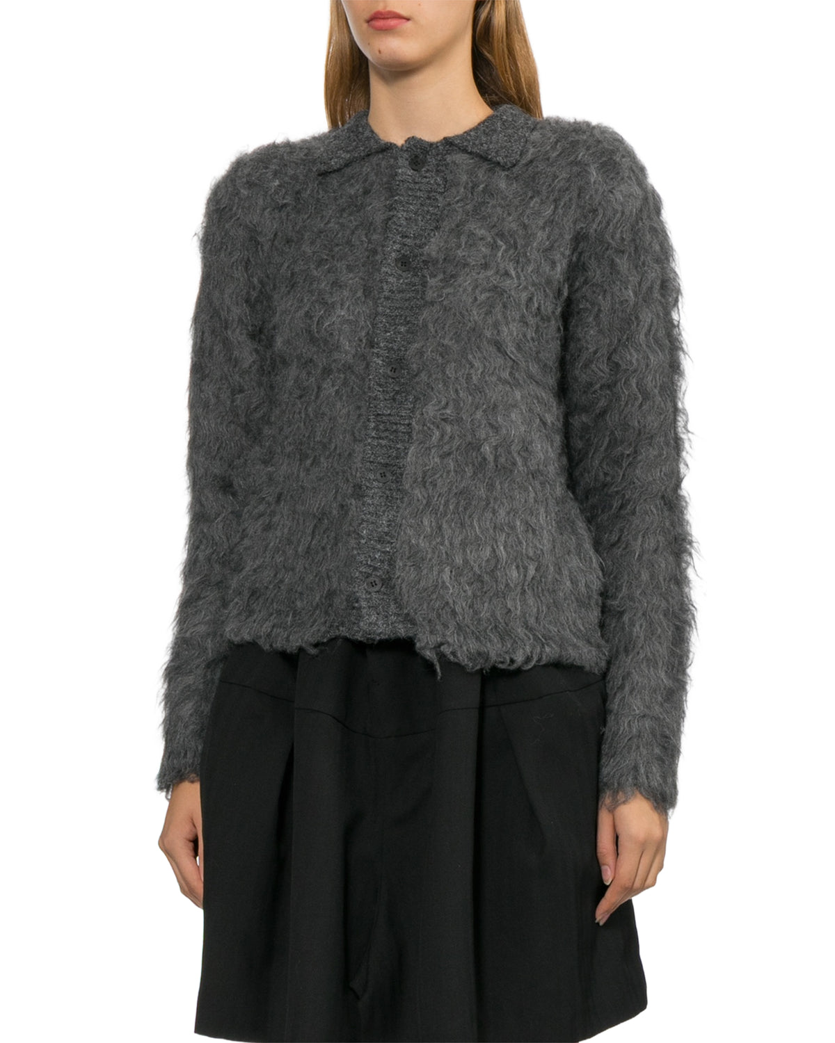 Furry cardigan