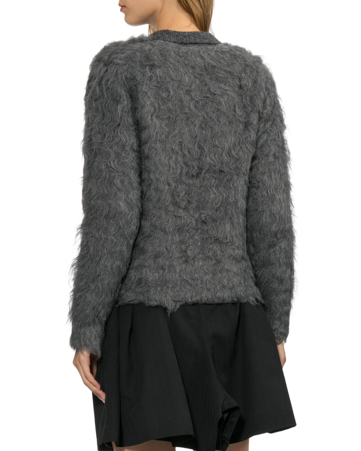 Furry cardigan