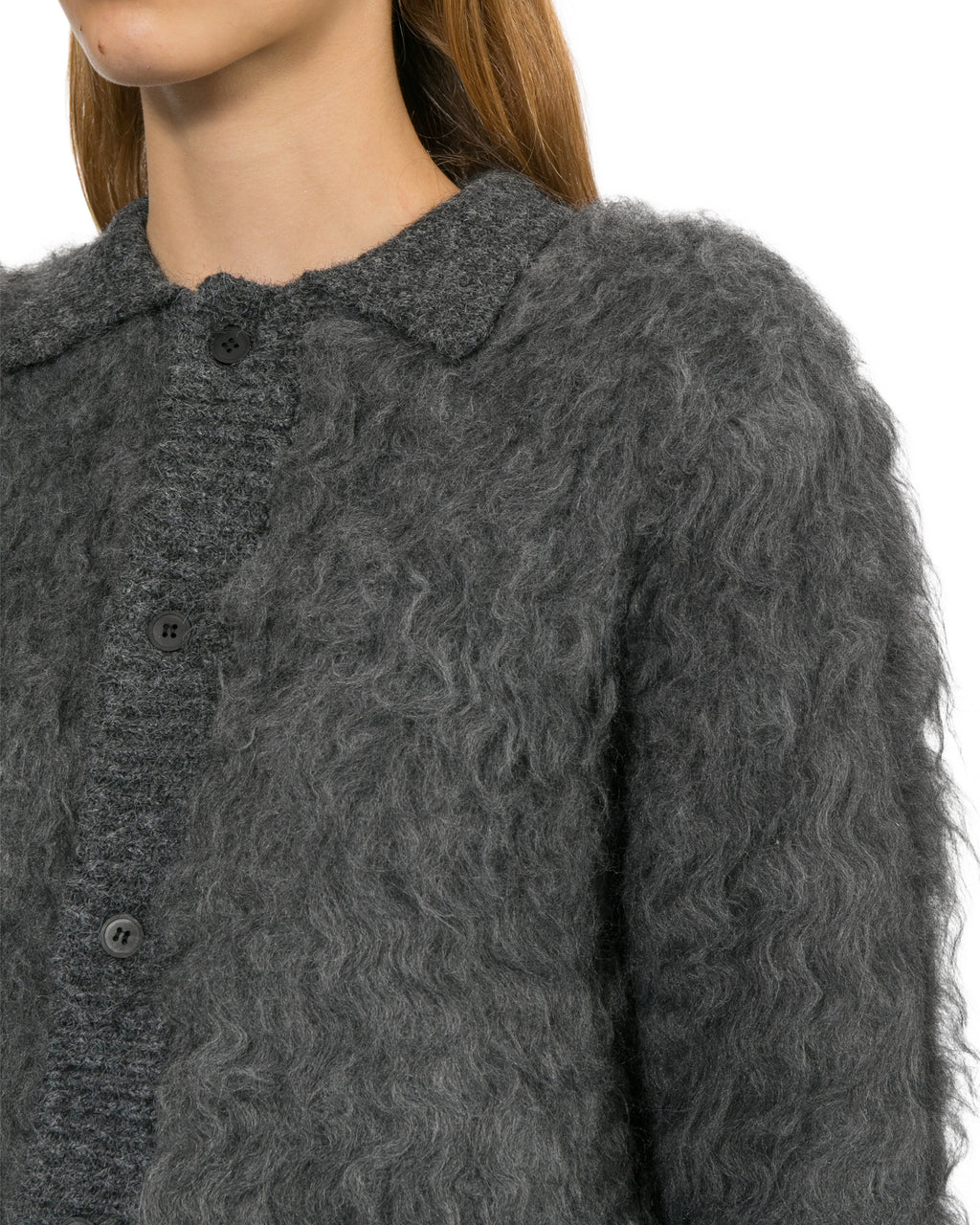 Furry cardigan