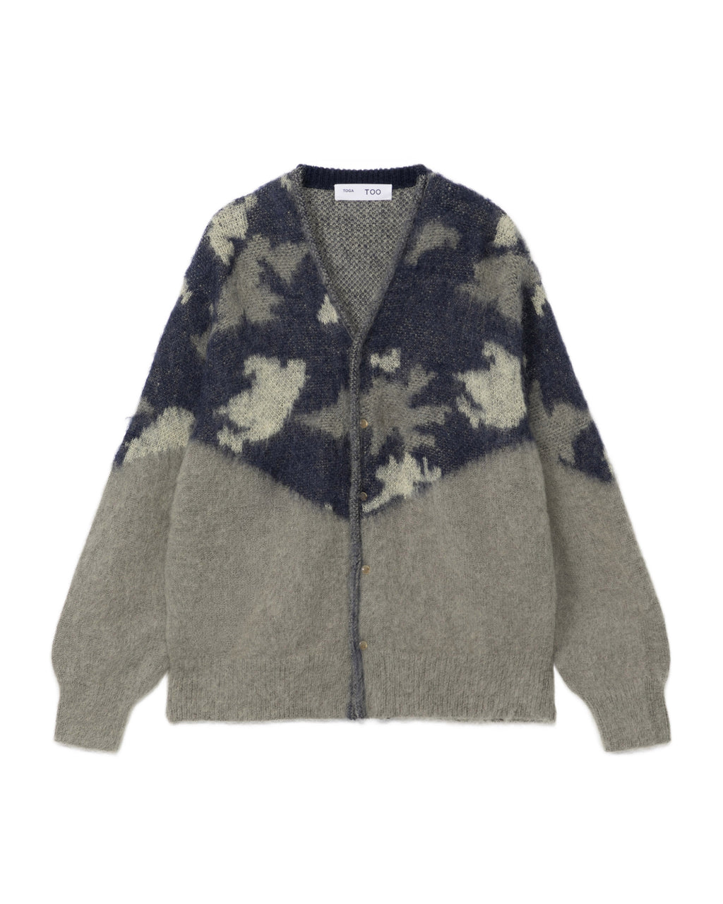 Printed cardigan