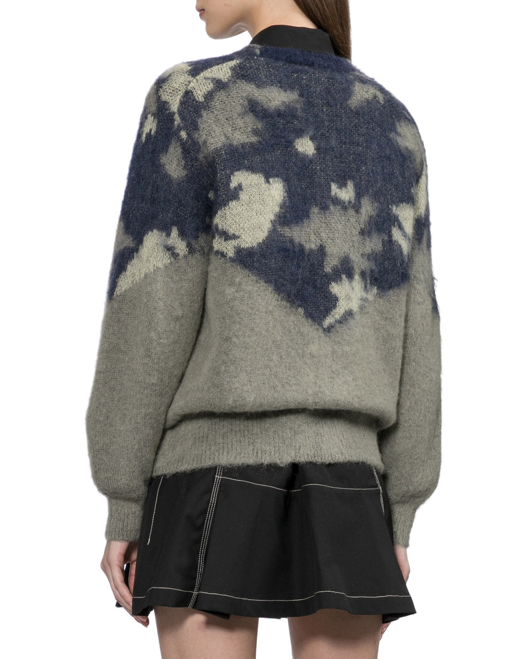 Printed cardigan