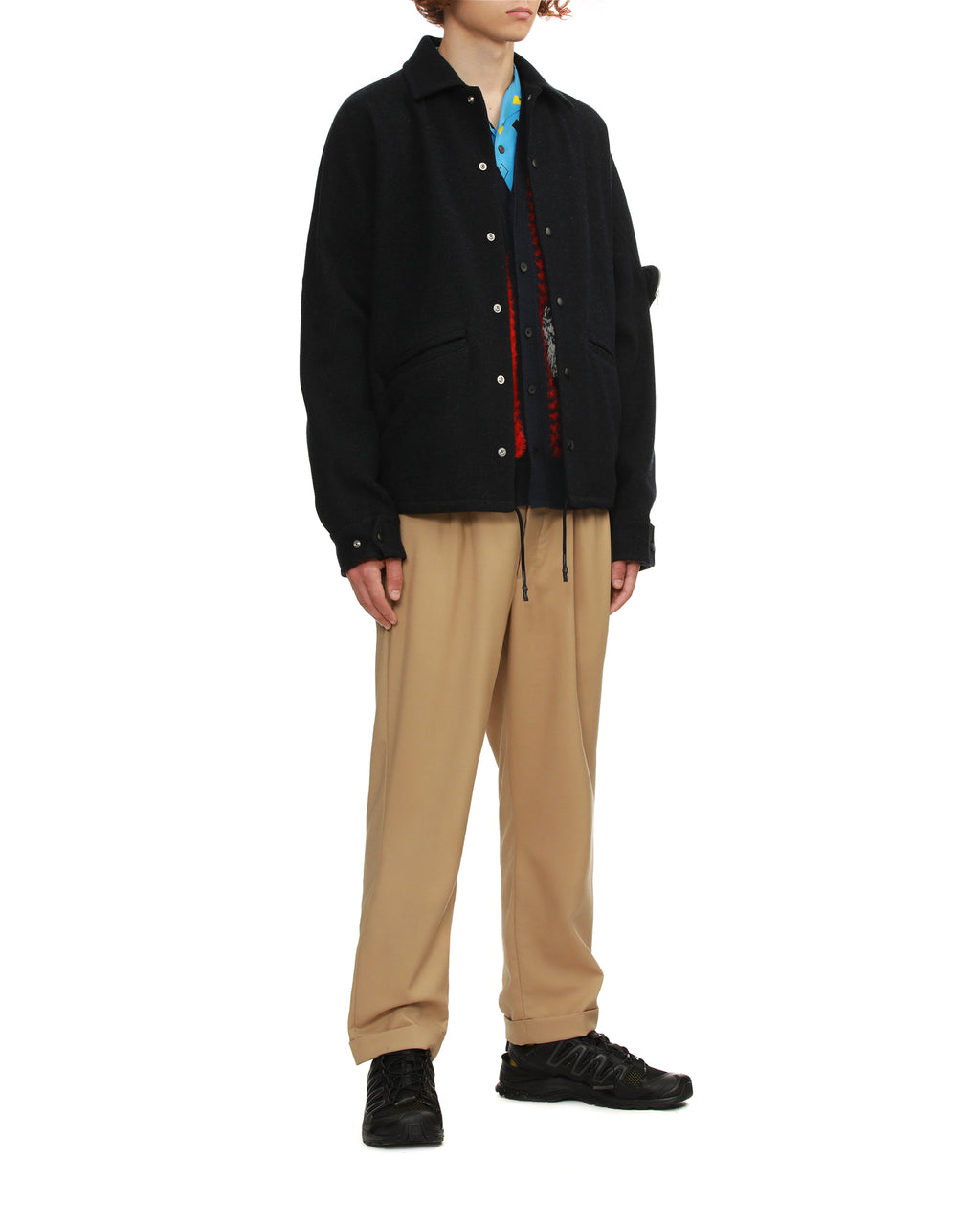Buttoned jacket