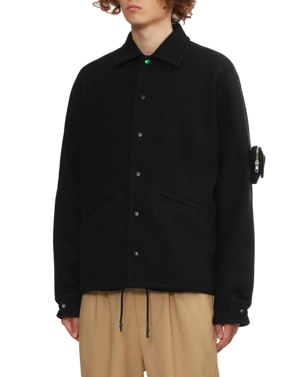 Buttoned jacket