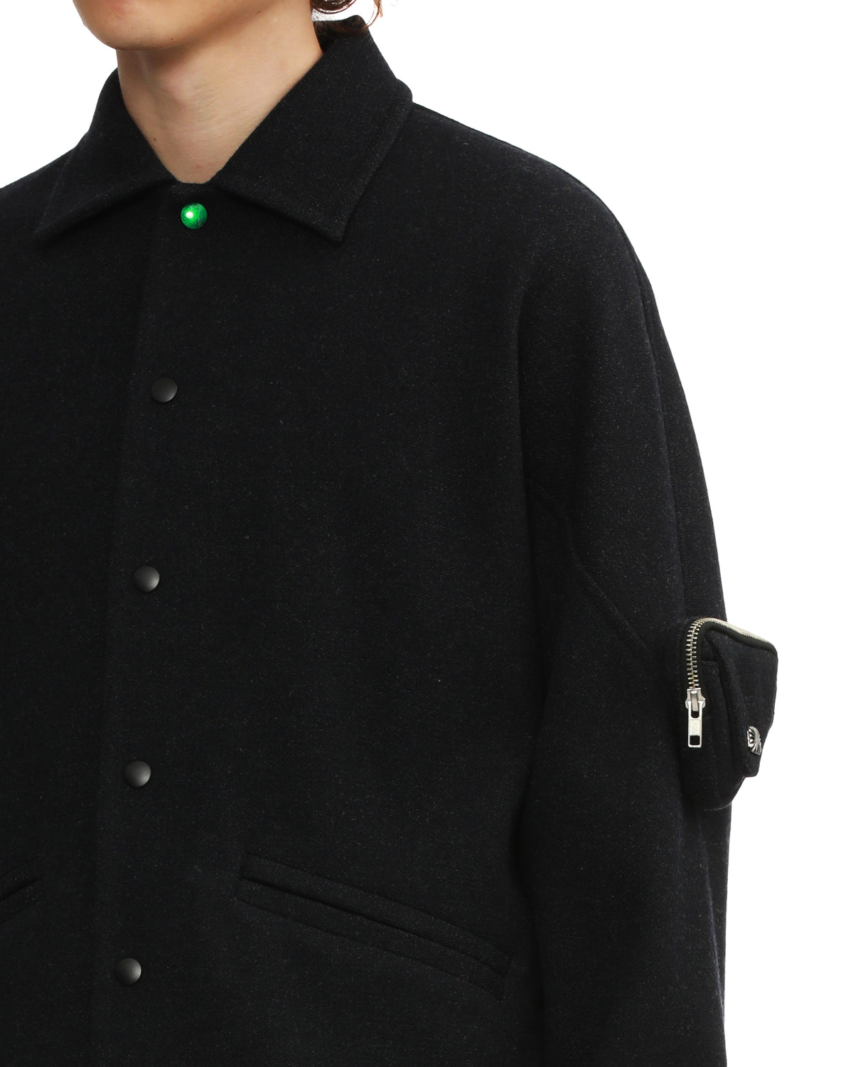 Buttoned jacket