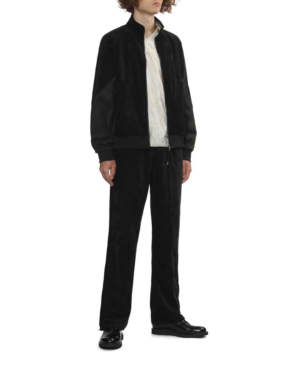 Velvet track jacket