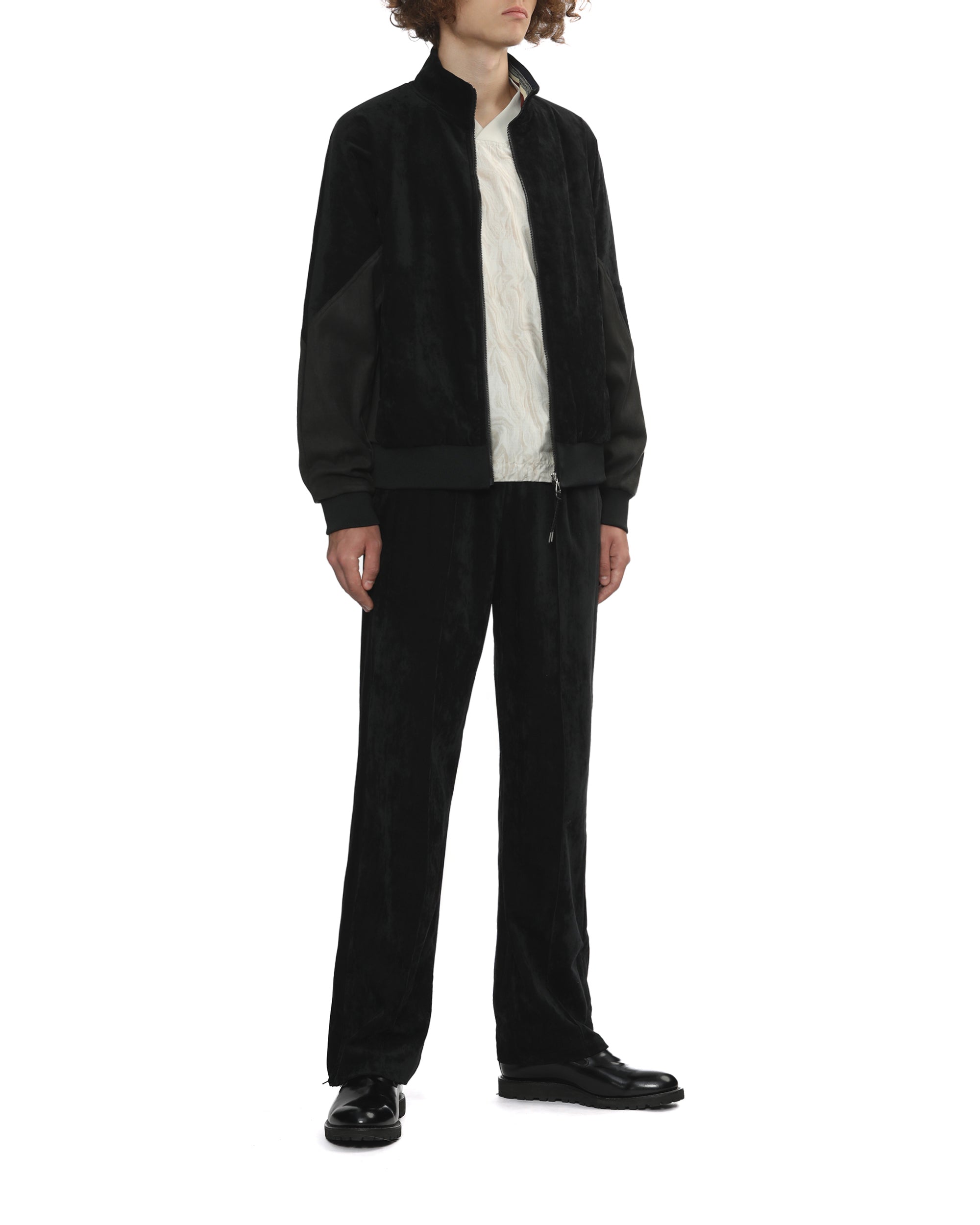 Velvet track jacket
