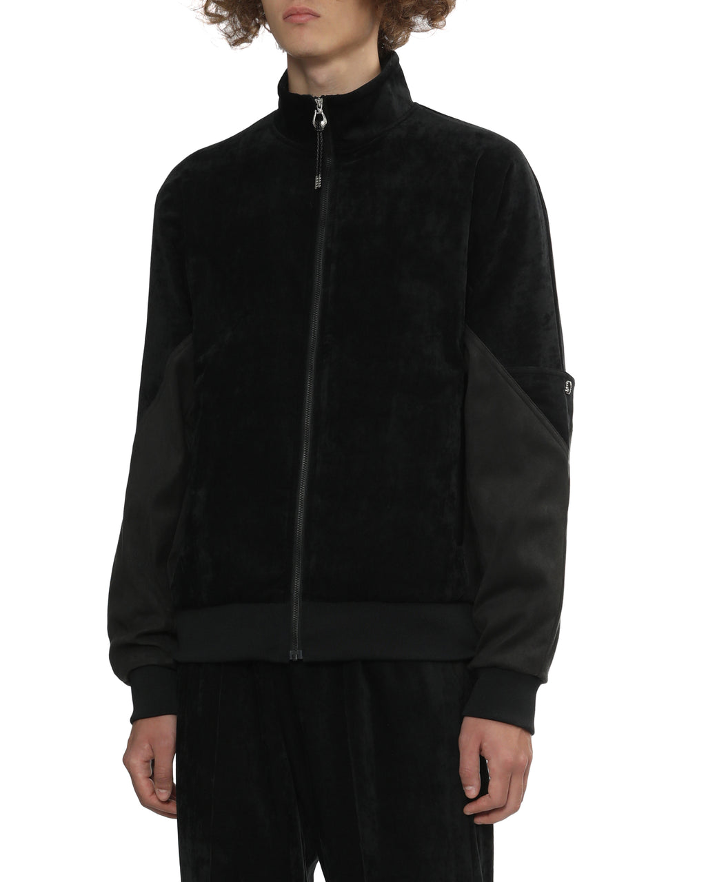 Velvet track jacket