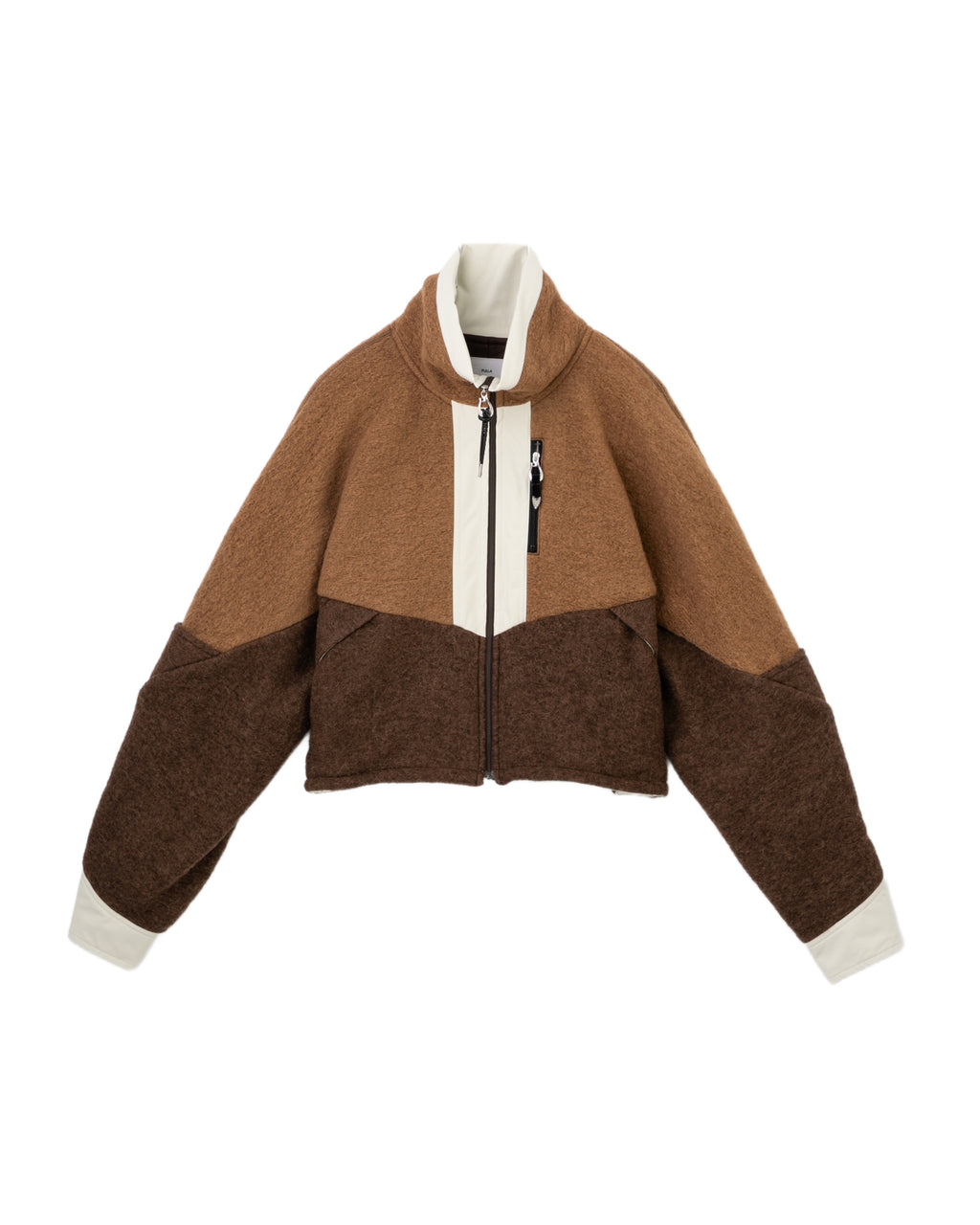 Wool jersey blouson