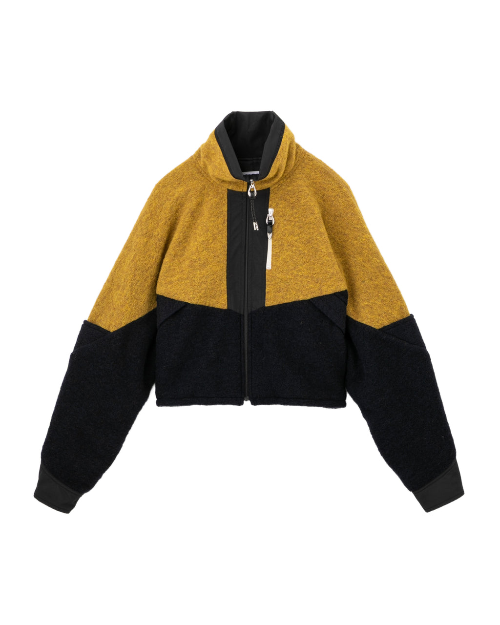 Wool jersey blouson