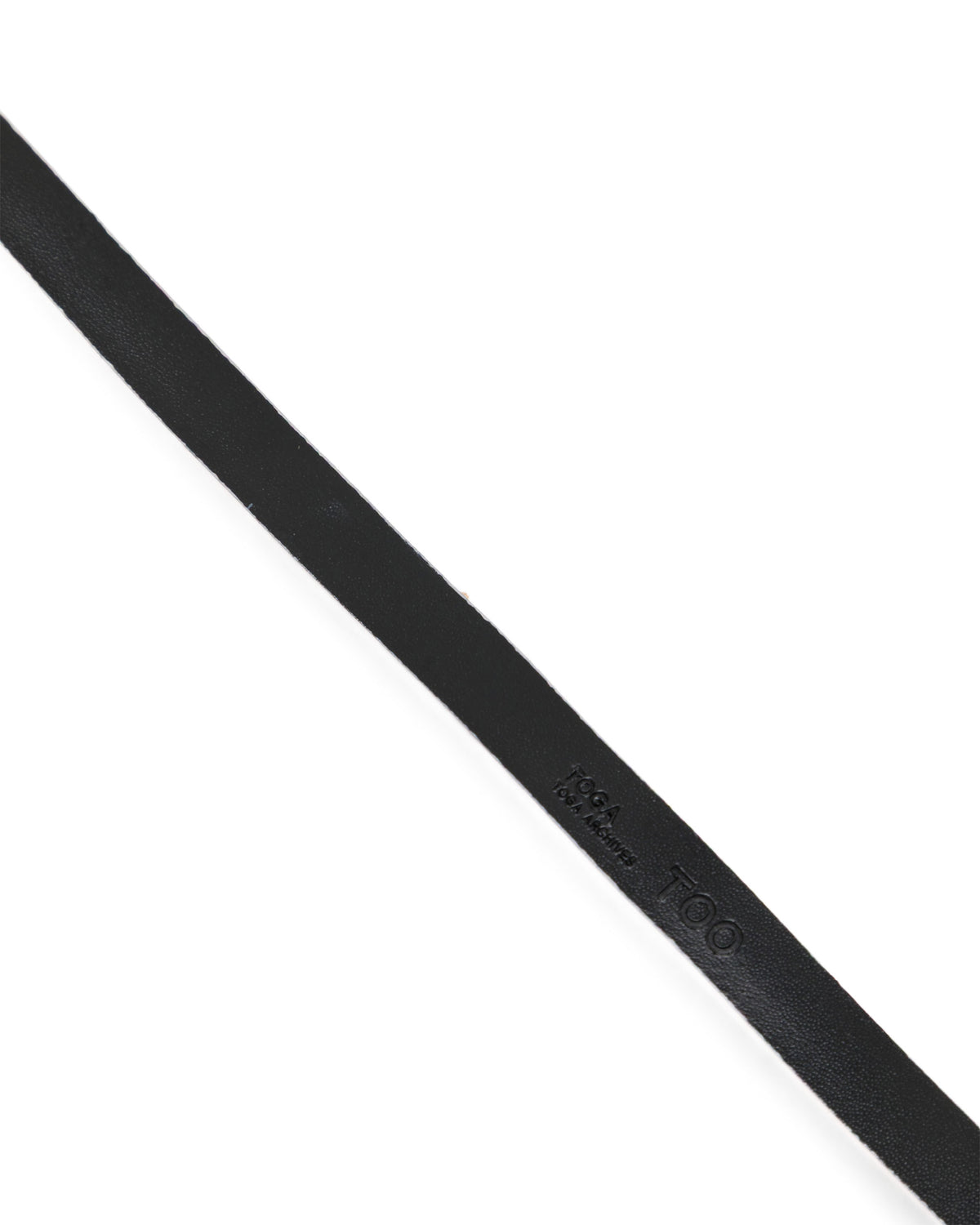 Double buckle leather bangle