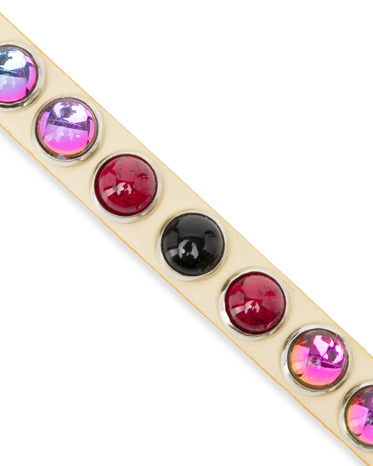 Studded gem bracelet