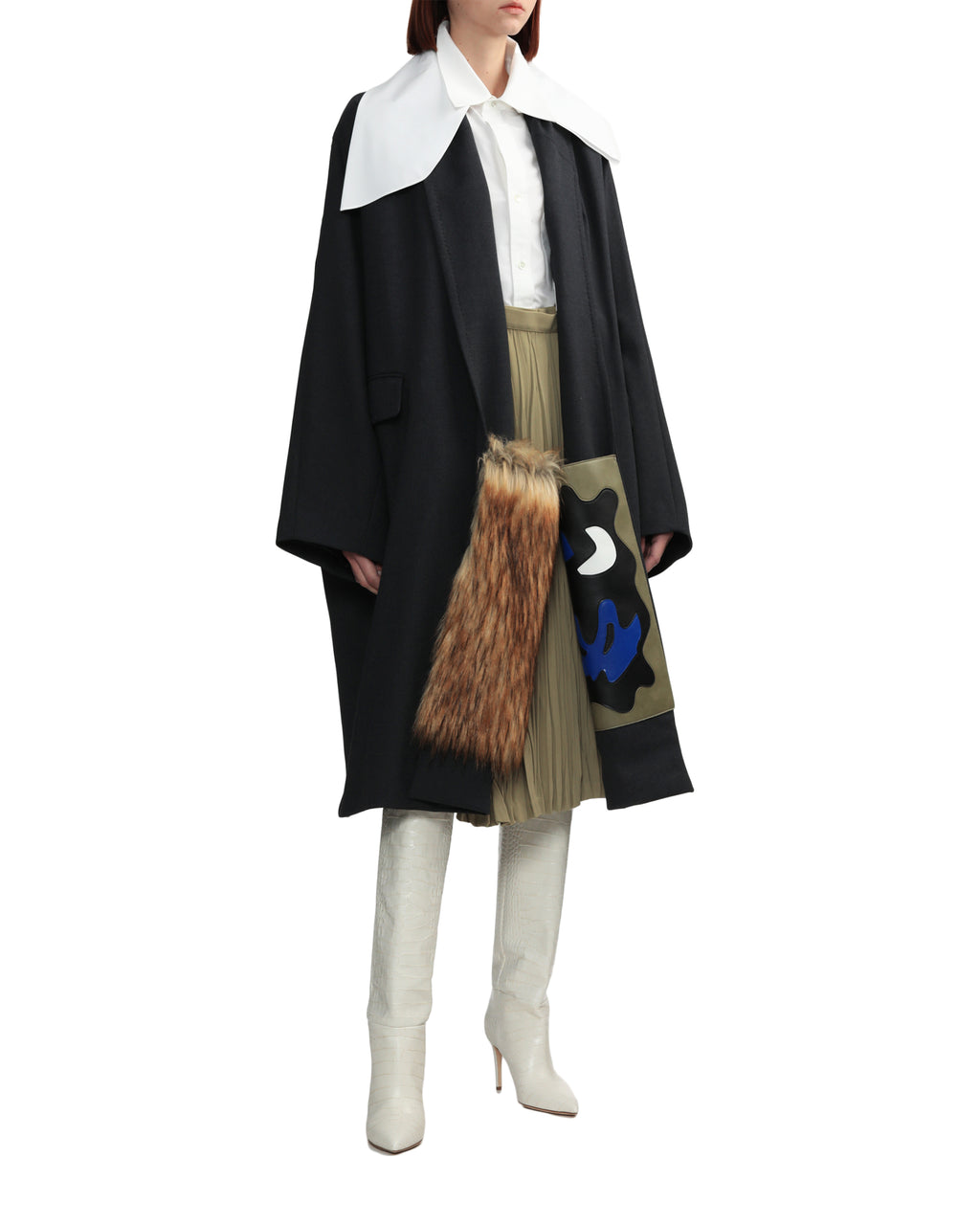 Patchwork coat