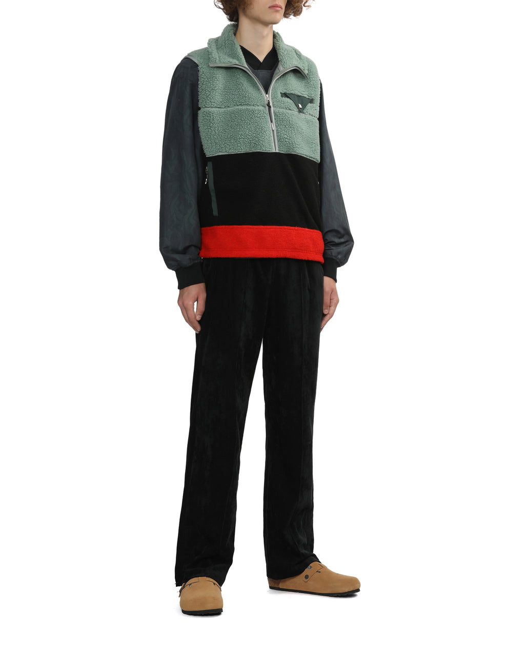 Velvet track pants