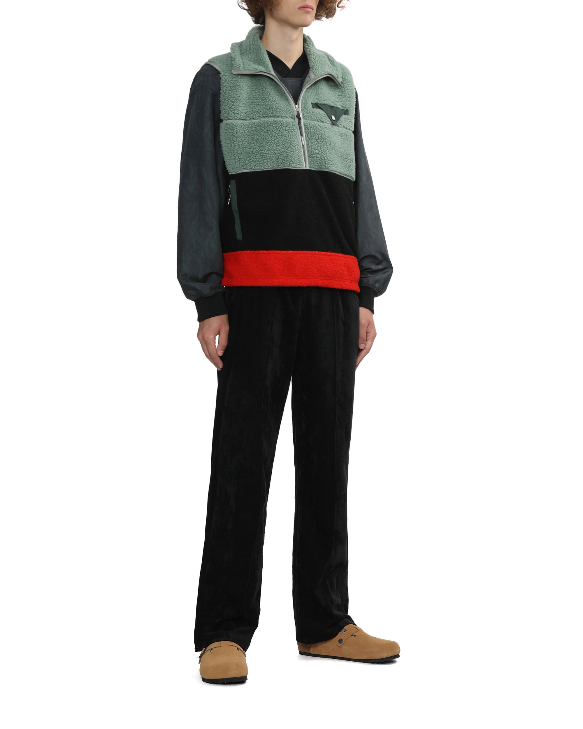 Velvet track pants
