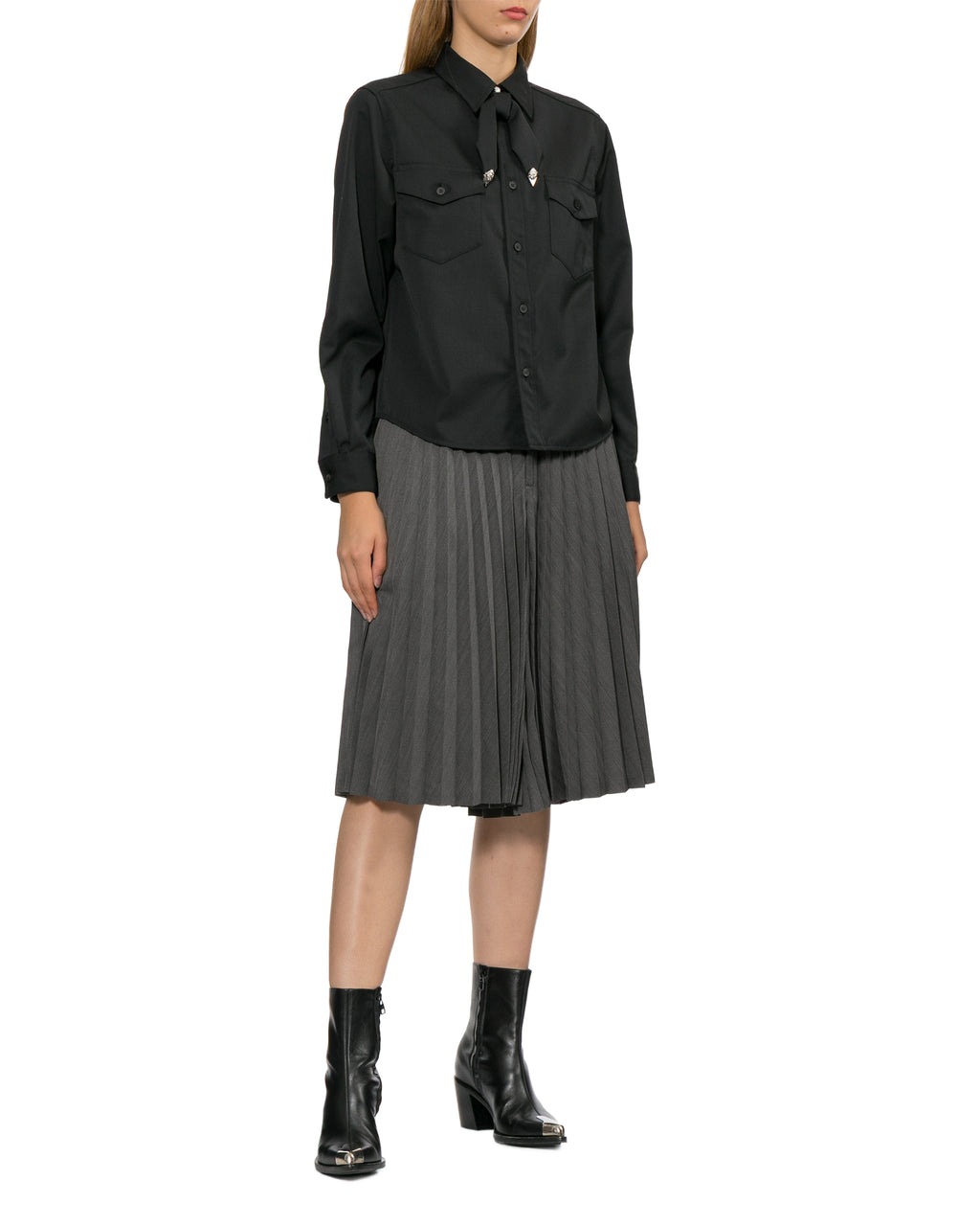 Pleated skirt