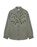 Acetate twill shirt