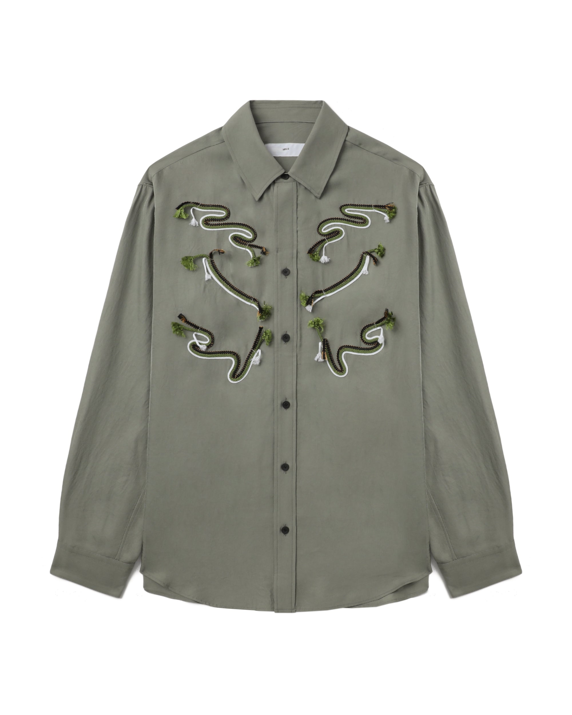 Acetate twill shirt