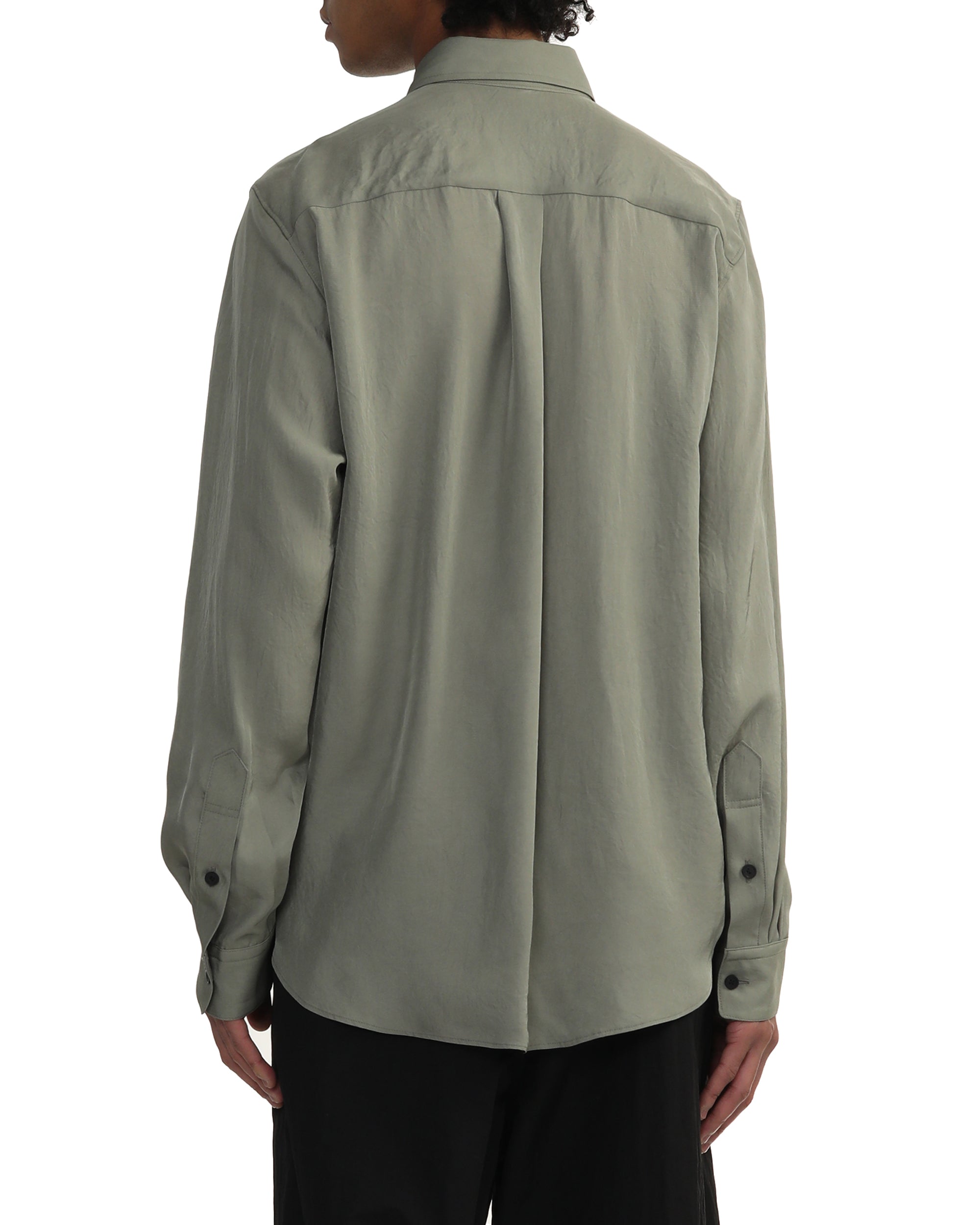 Acetate twill shirt