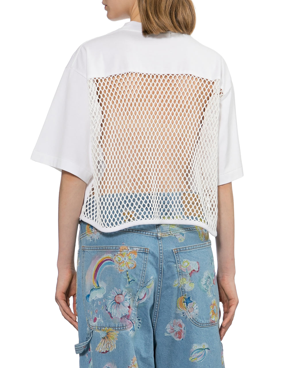 Mesh-back tee
