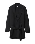 Waist-tie cardigan