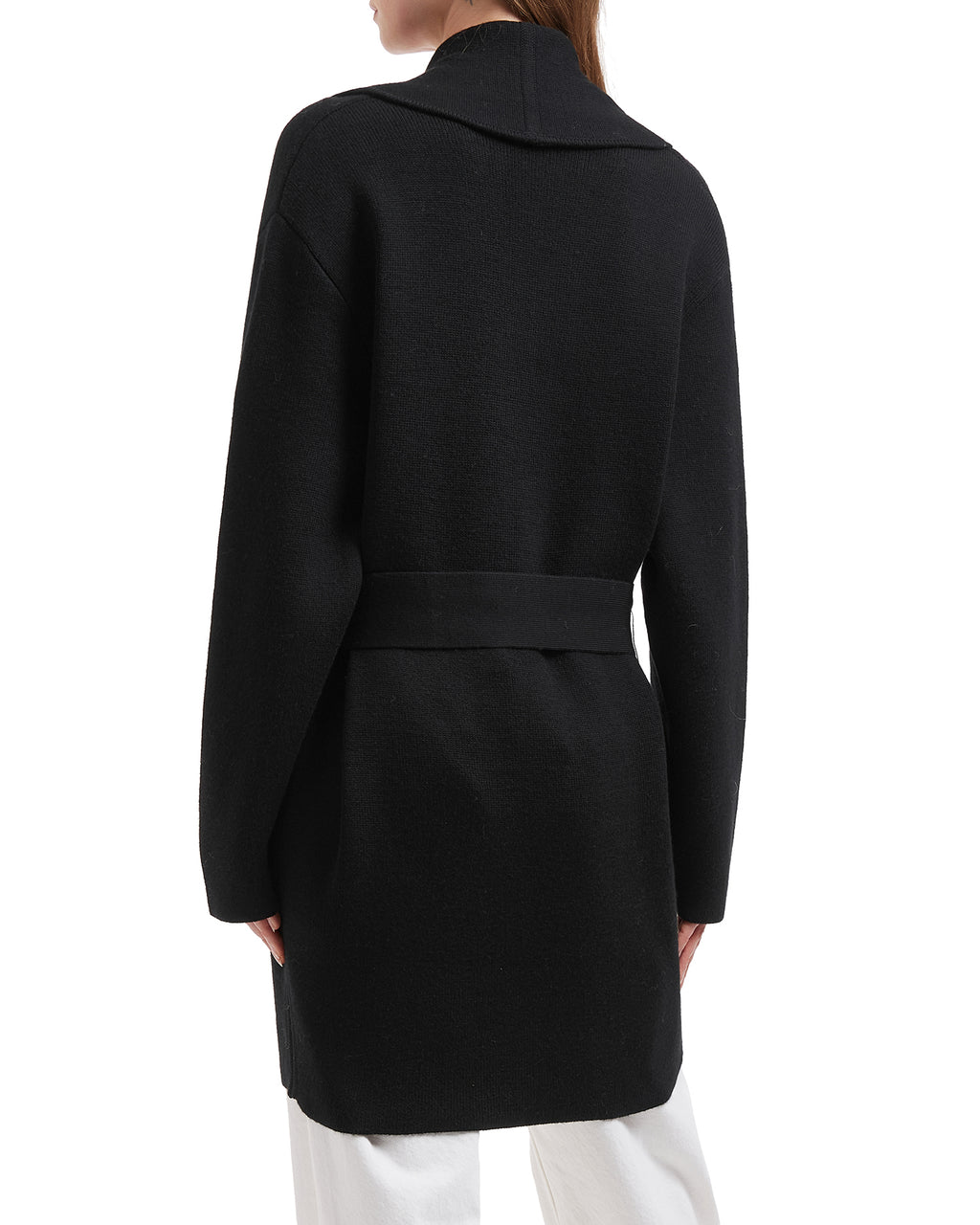 Waist-tie cardigan