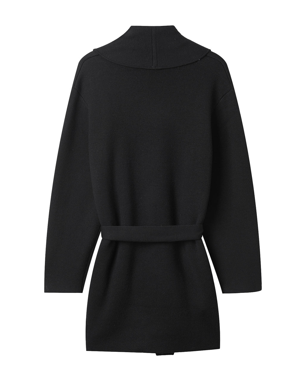 Waist-tie cardigan