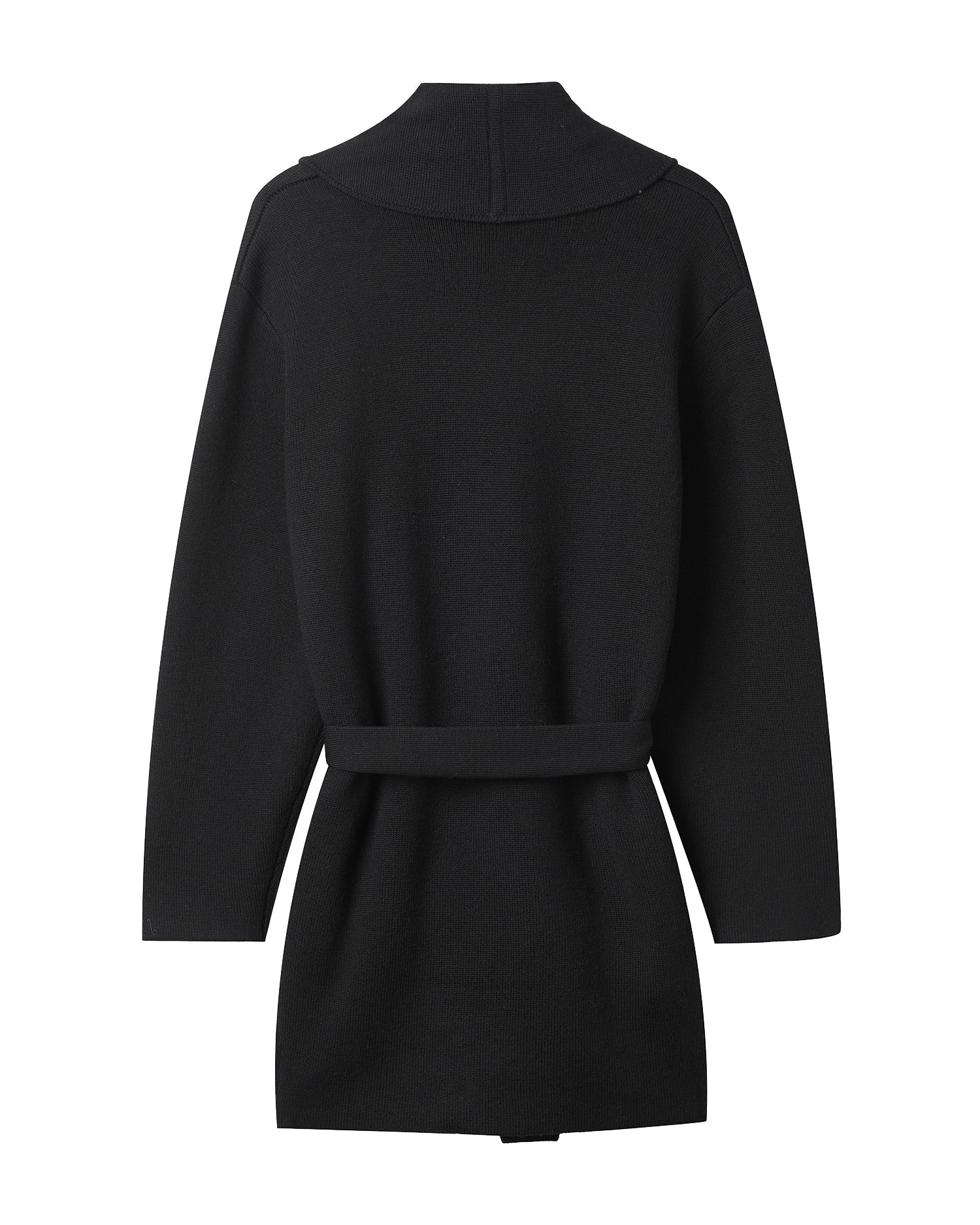 Waist-tie cardigan