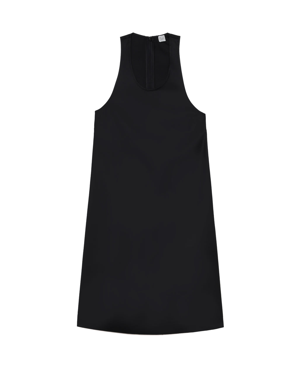 Scoop-neck mini dress