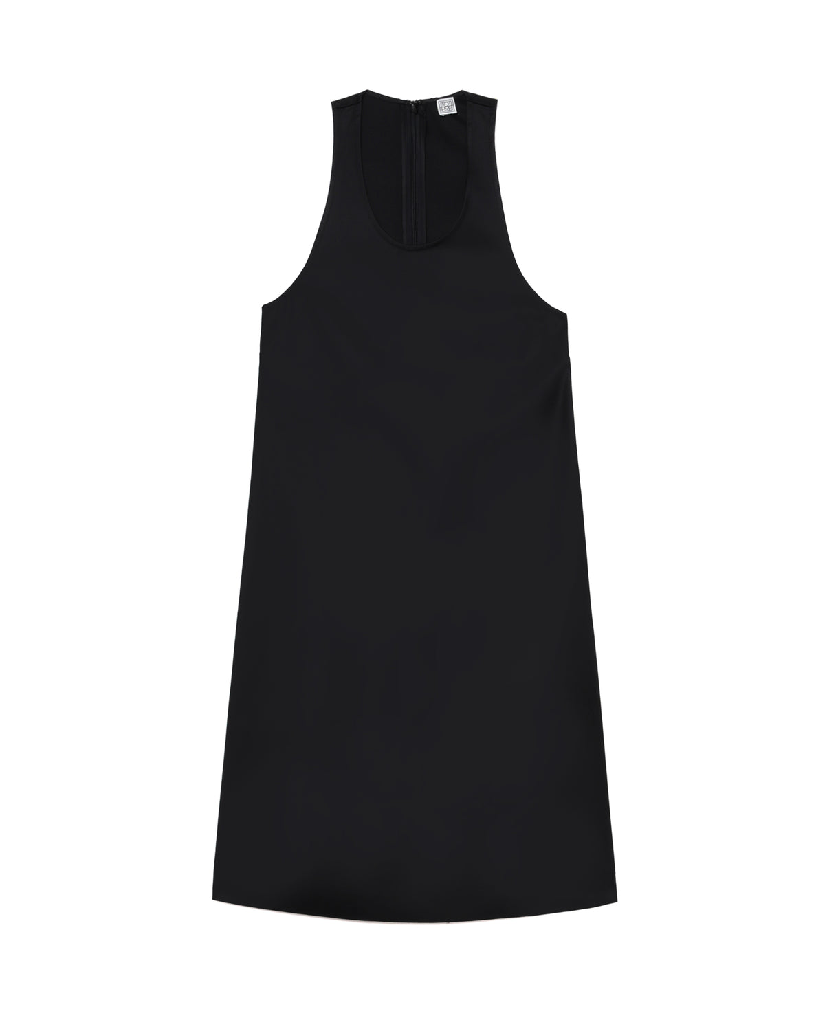 Scoop-neck mini dress