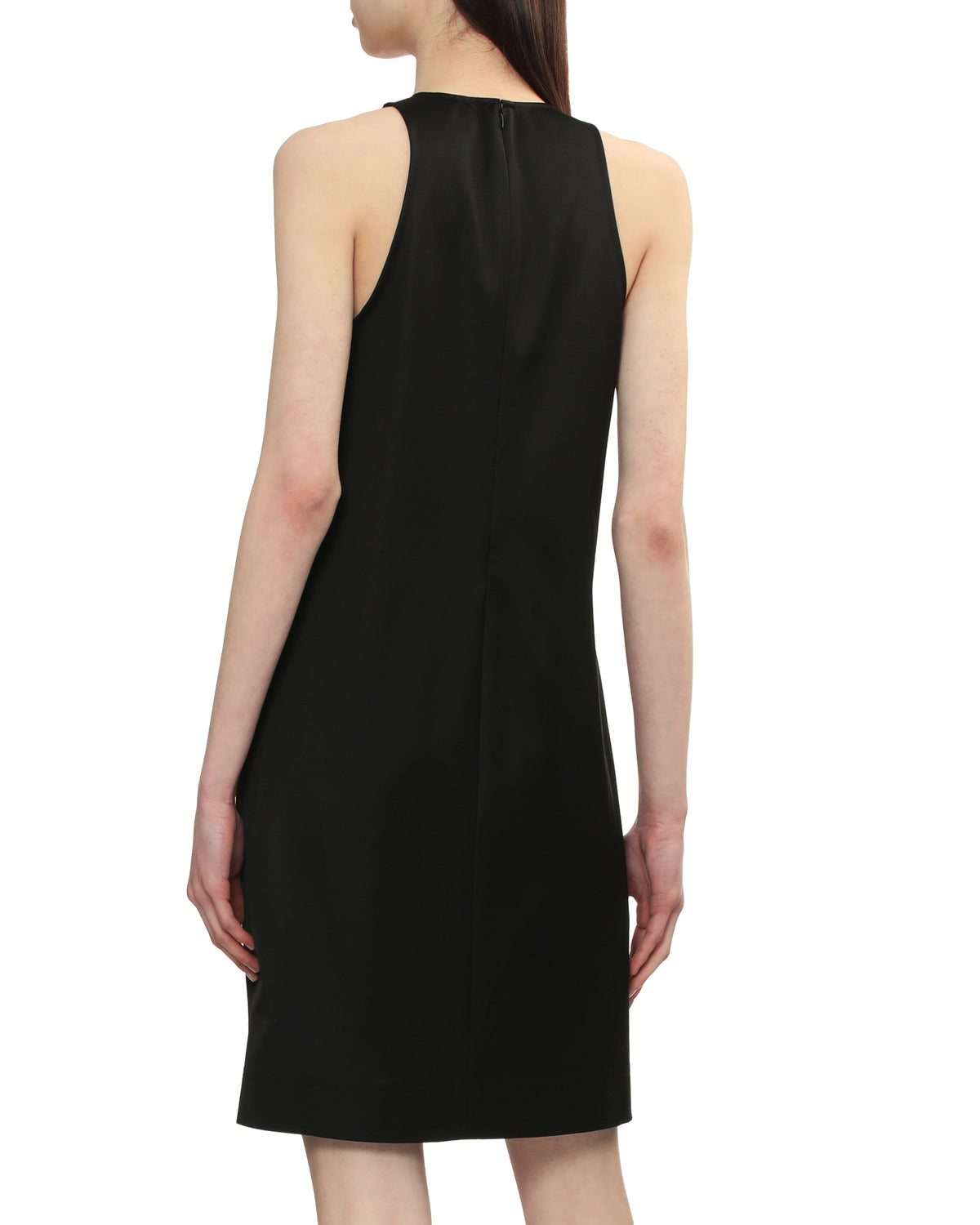 Scoop-neck mini dress