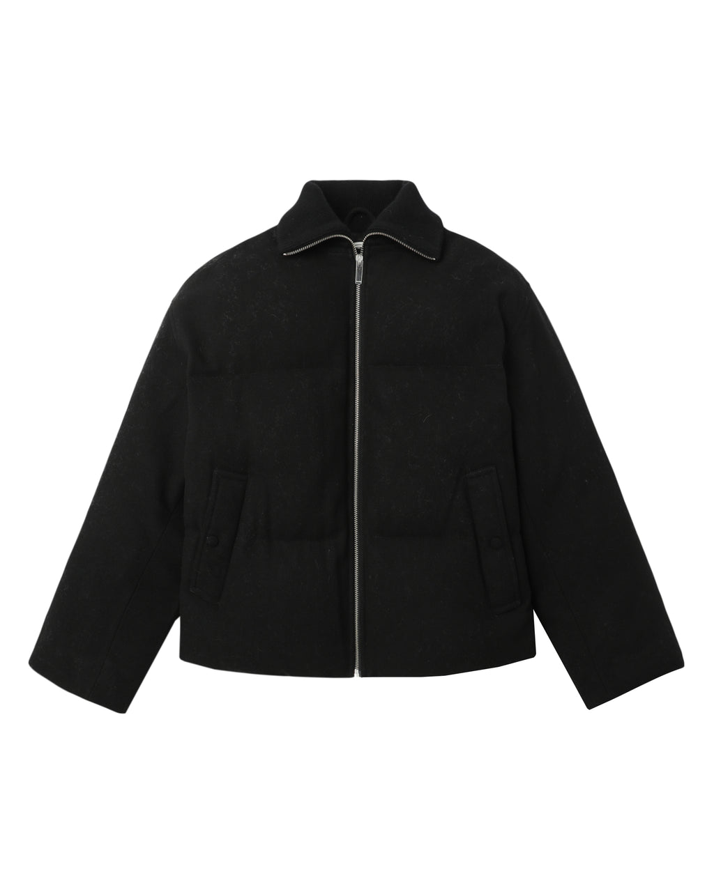 Flannel puffer jacket