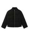 Flannel puffer jacket