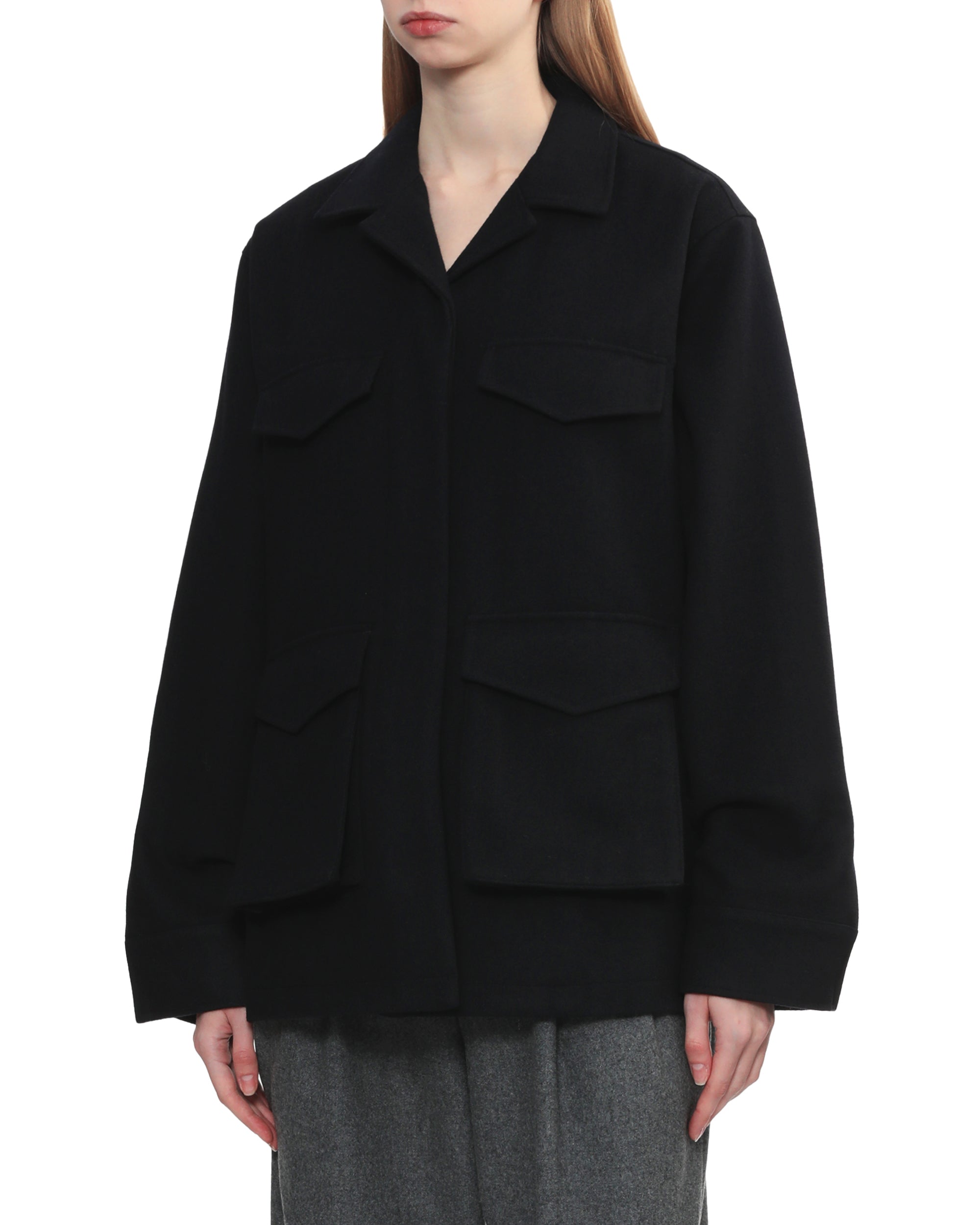 Felt cargo jacket