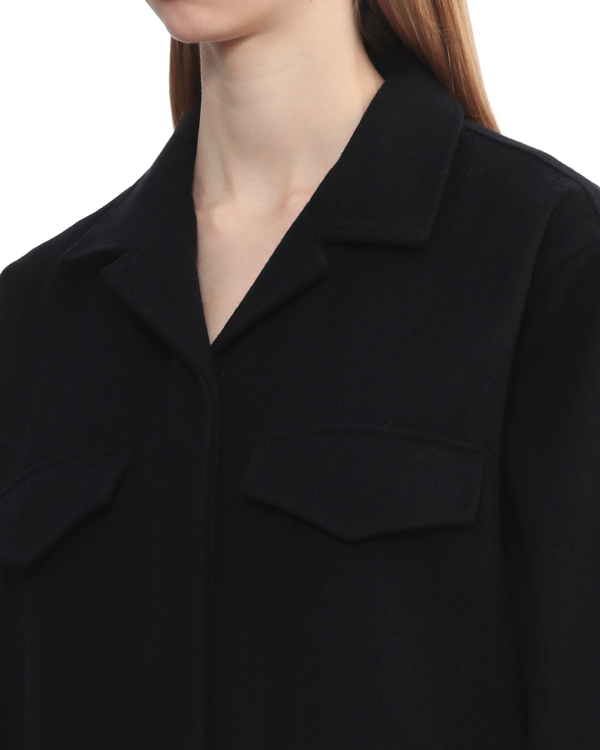 Felt cargo jacket