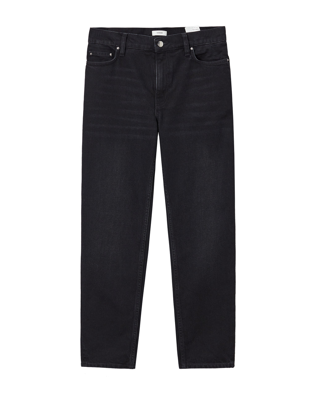 Low taper denim jeans