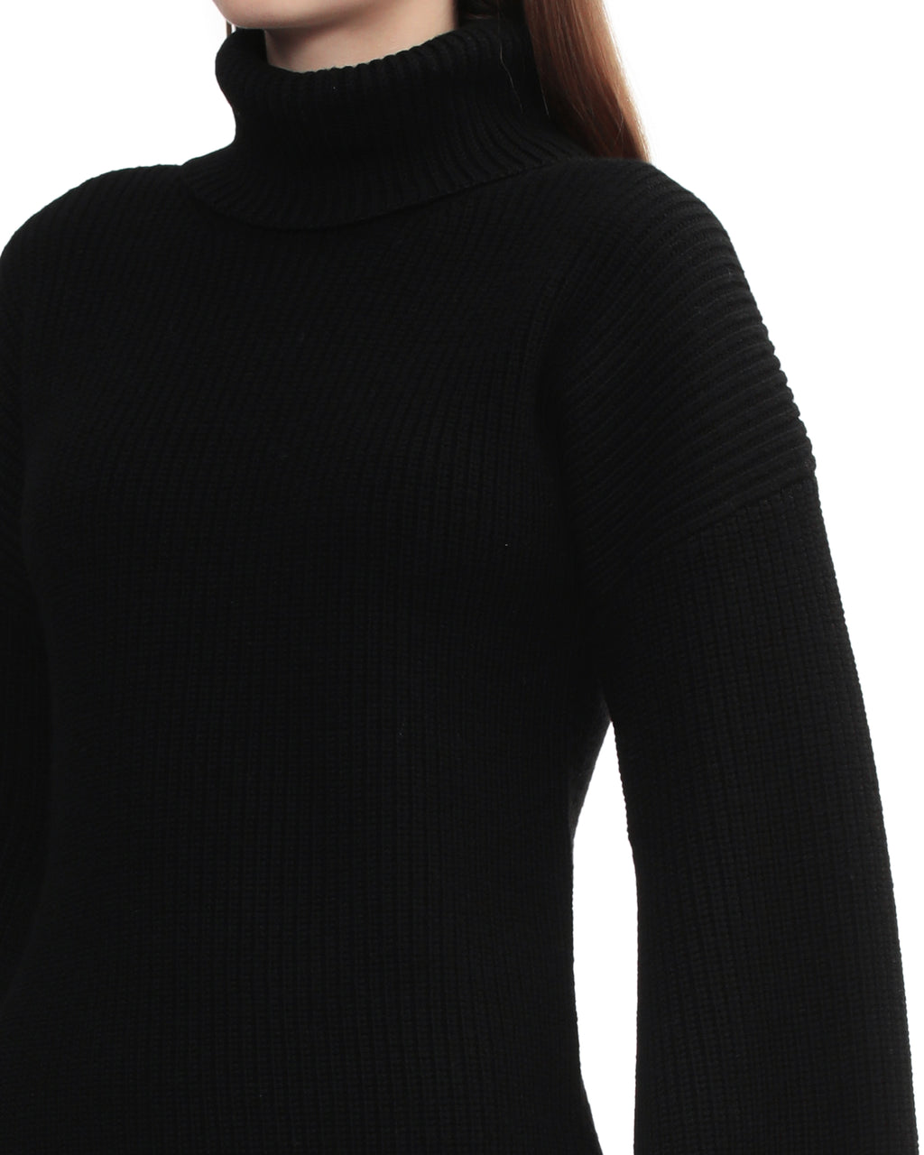 Slit sleeve knit top