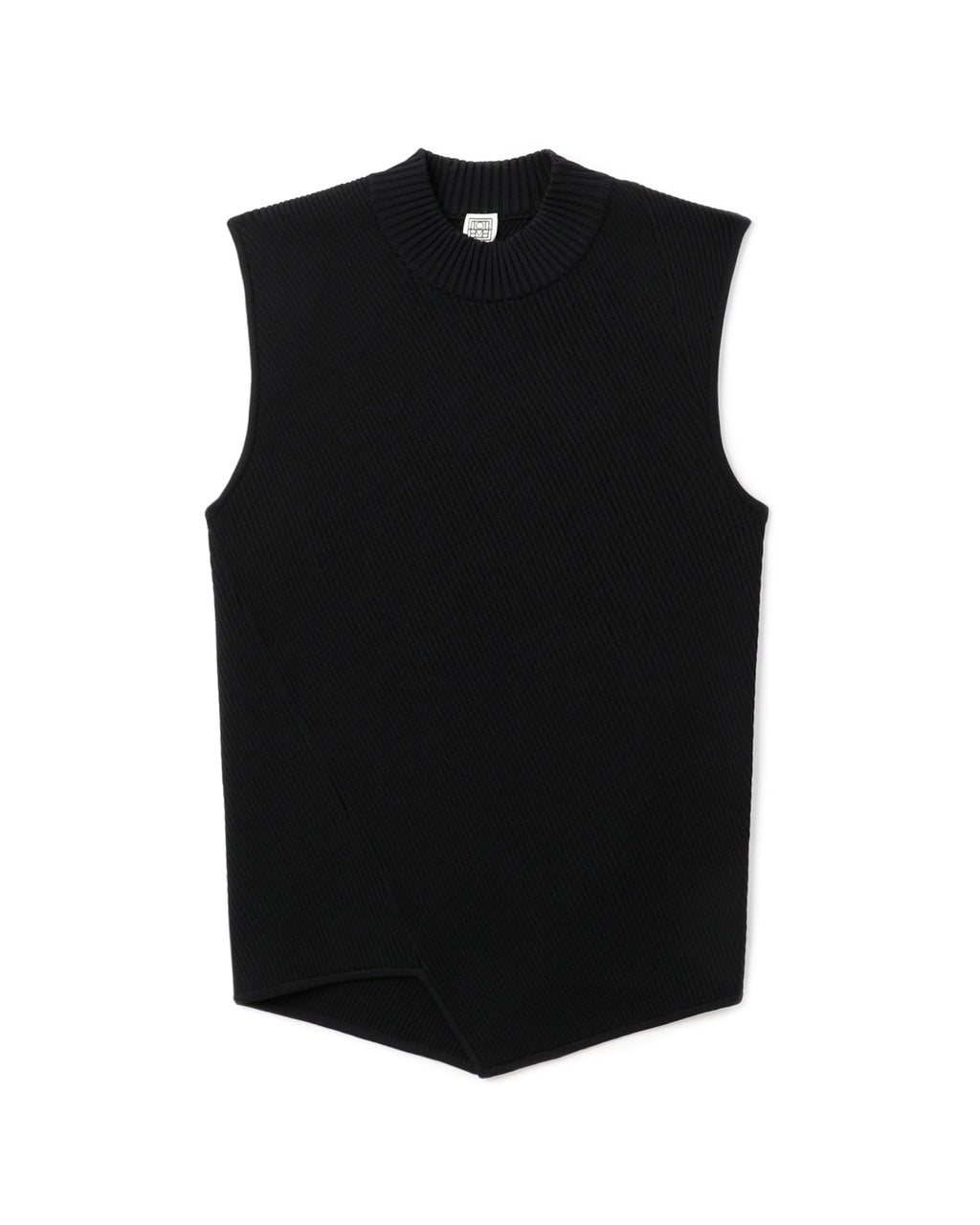 Asymmetric knit top