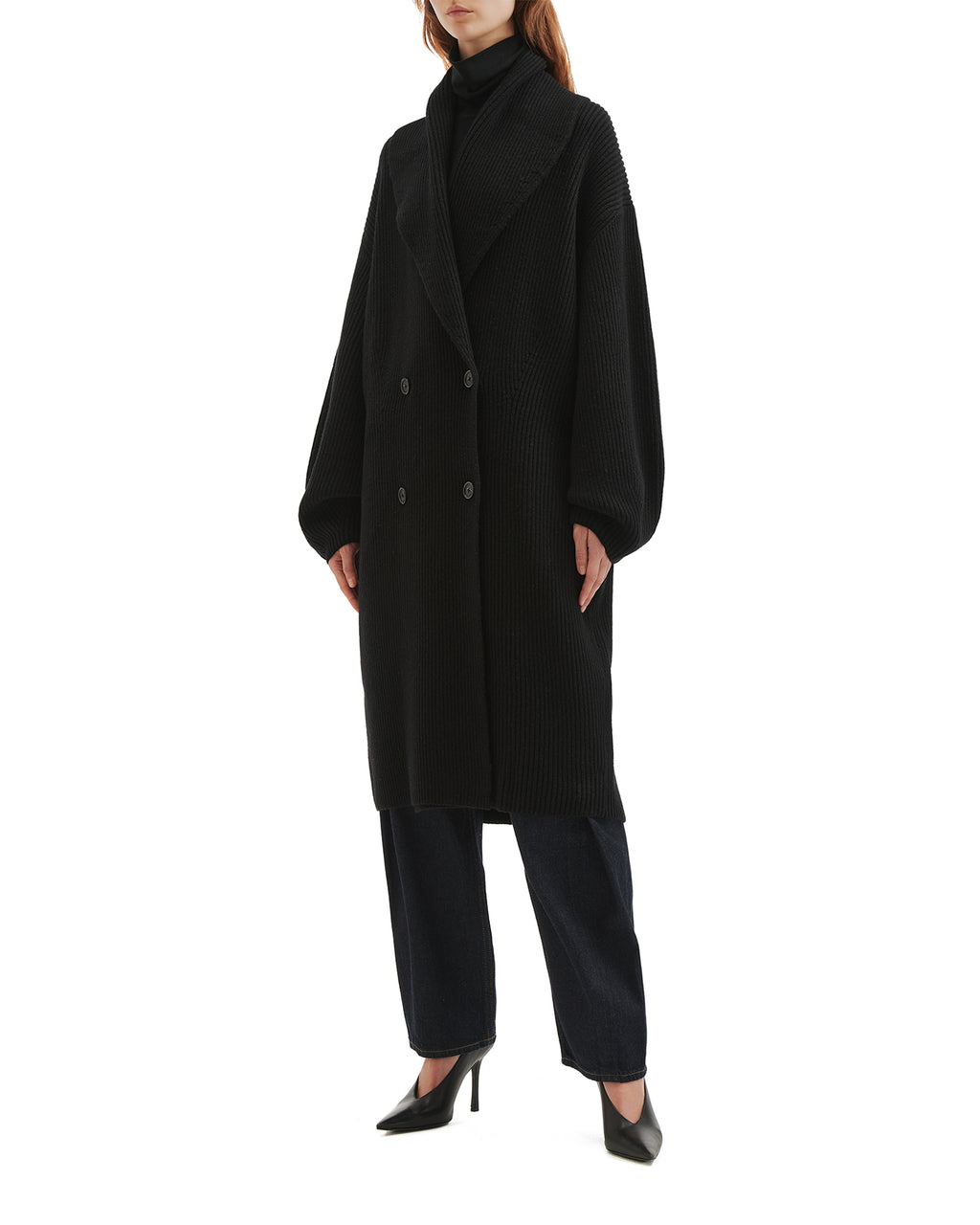 Double-breasted coat