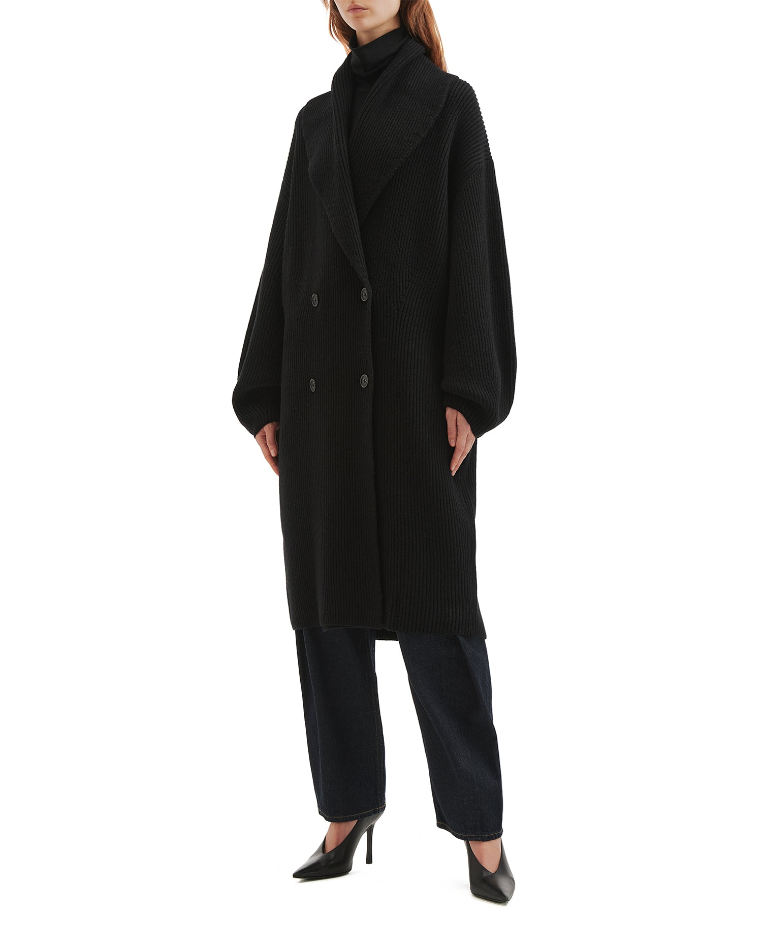 Double-breasted coat