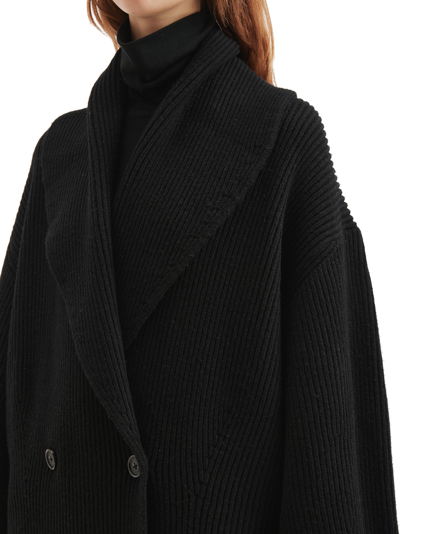 Double-breasted coat