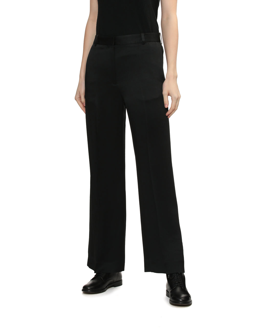 Cuff-slit trousers