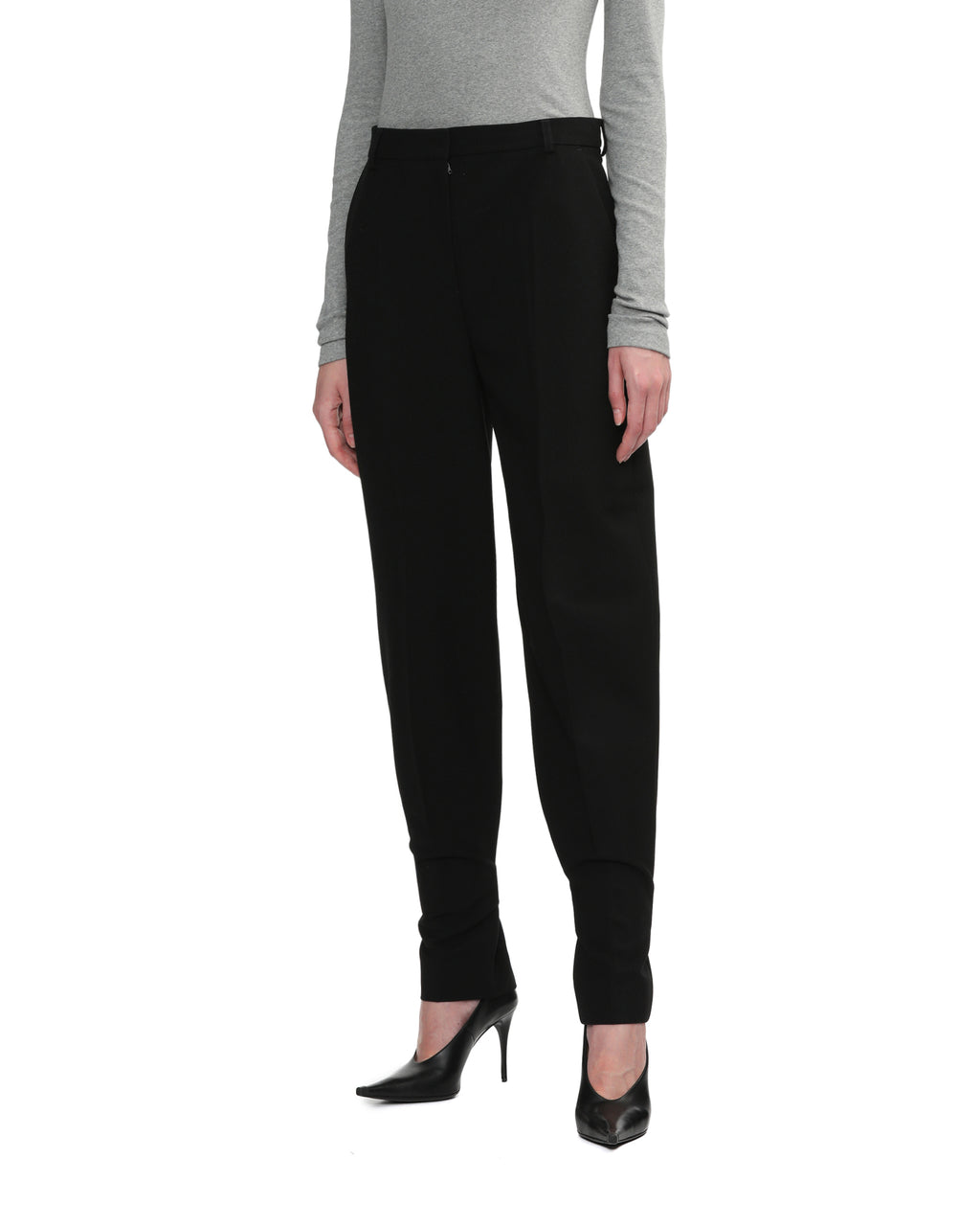 Buckled slouch pants