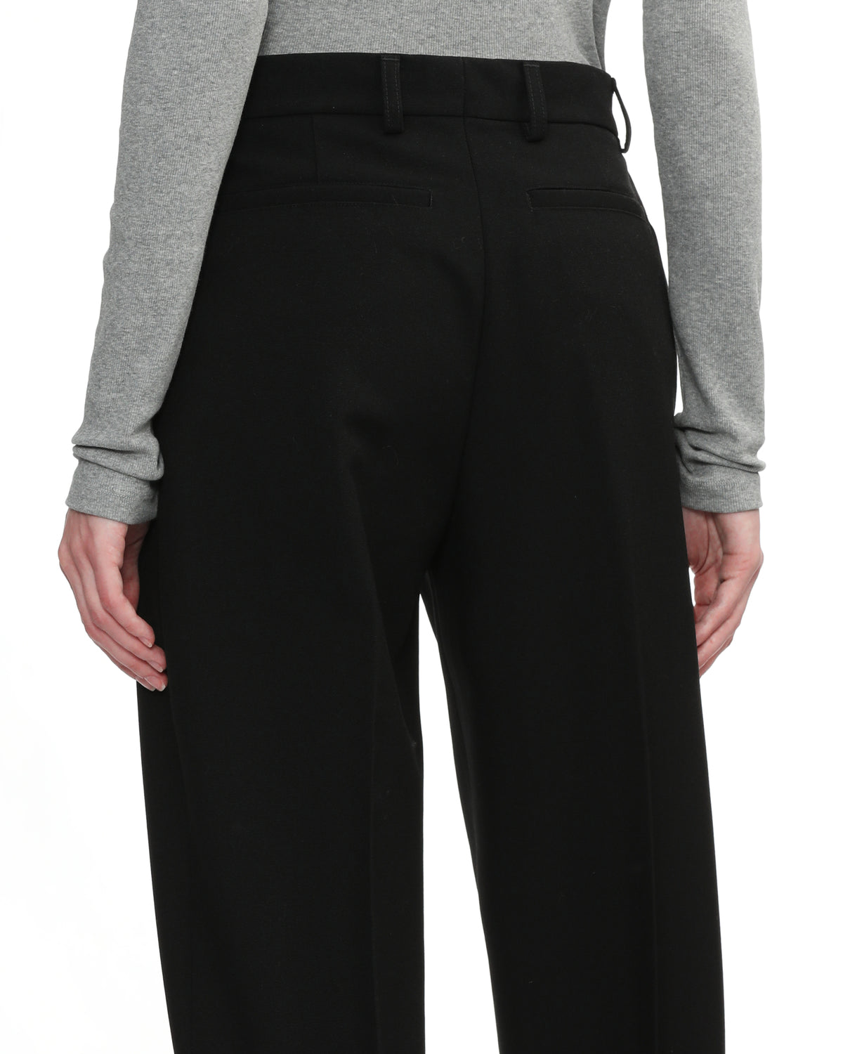 Buckled slouch pants