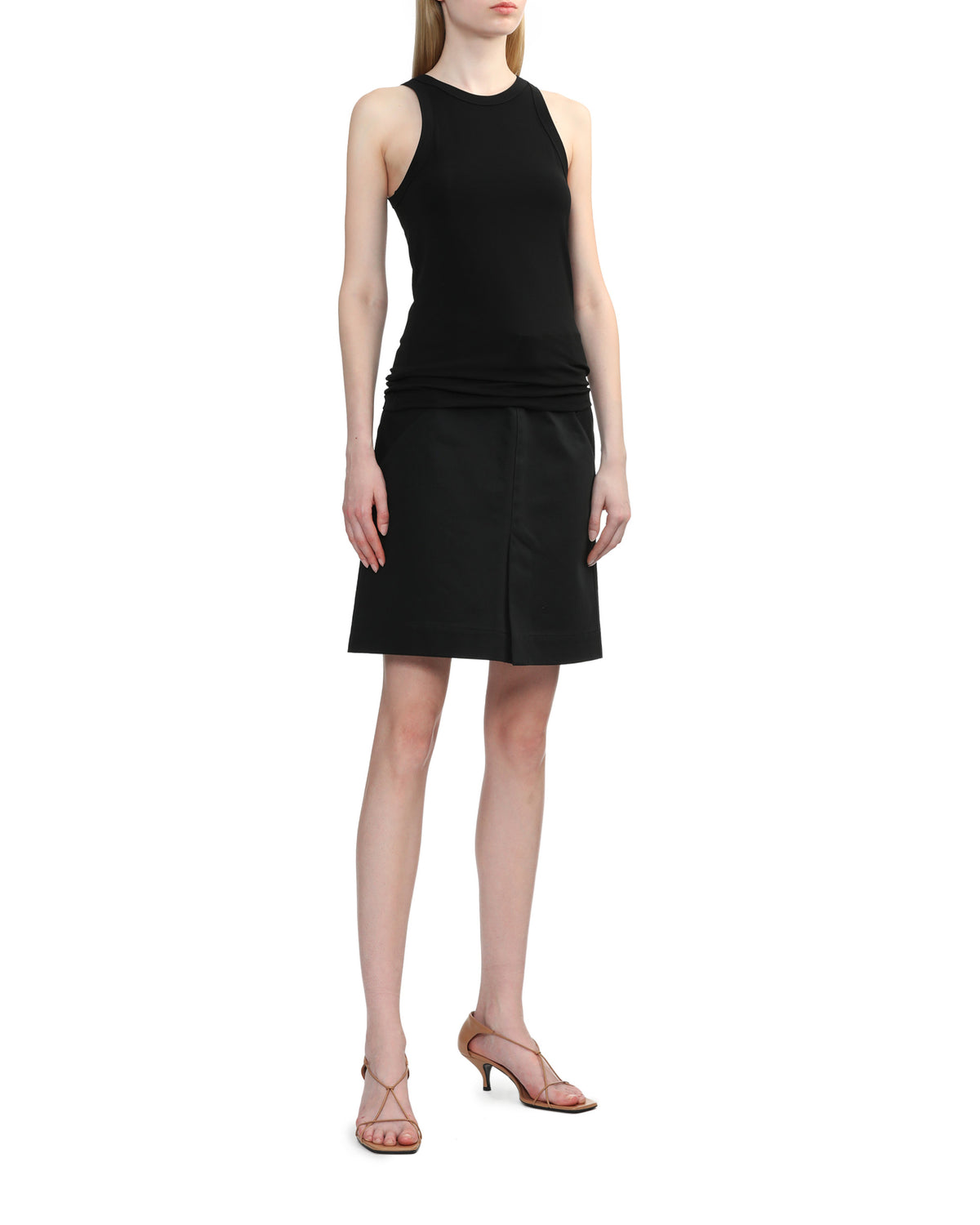 Belted skirt