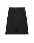 Panelled satin skirt