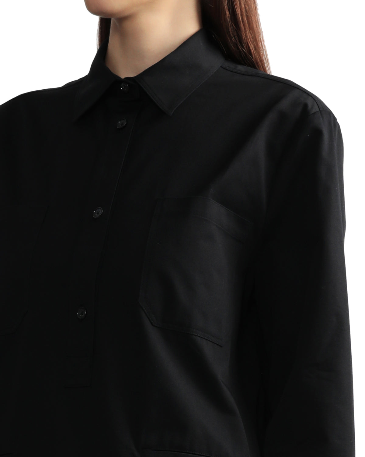 Cotton twill pocket shirt